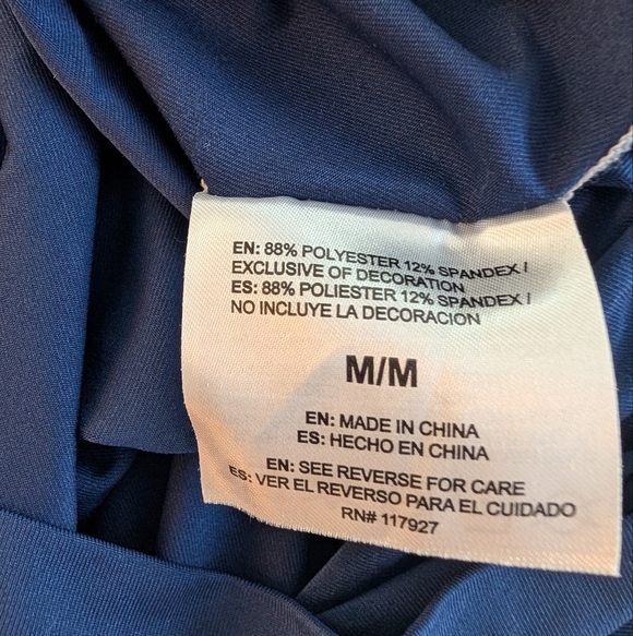 Head Men's Dark Blue Performance Tee Size M - Picture 6 of 8